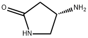 (4S)-4-氨基吡咯烷-2-酮, 160806-40-6, 结构式