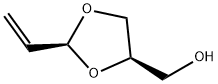 cis-2-vinyl-1,3-dioxolane-4-methanol  Structure