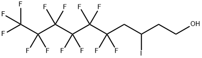 3-Iodo-1H,1H,2H,2H,3H,4H,4H-perfluorodecan-1-ol Structure