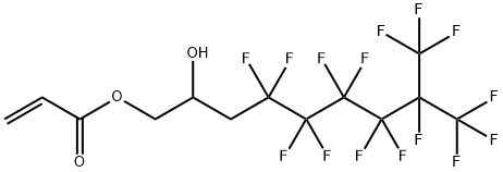 3-(全氟-5-甲基己基)-2-羟丙基丙烯酸酯, 16083-75-3, 结构式