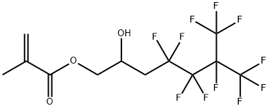 异丁烯酸3-(全氟-3-甲基丁基)2-羟丙酯,16083-79-7,结构式