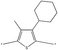 POLY(3-CYCLOHEXYL-4-METHYLTHIOPHENE-2 5&|聚(3-环己基-4-甲基噻吩-2,5-二基)