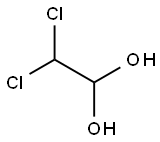 ジクロロアセトアルデヒド水和物 化学構造式