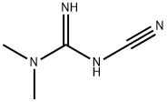 1-氰基-3,3-二甲基胍, 1609-06-9, 结构式