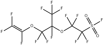 全氟(4-甲基-3,6-二氧杂-7-辛烯)磺酰氟 结构式