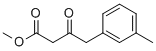 3-OXO-4-M-TOLYL-BUTYRIC ACID METHYL ESTER Structure