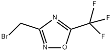 3-(bromomethyl)-5-(trifluoromethyl)-1,2,4-oxadiazole Struktur