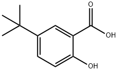 5-(1,1-dimethylethyl)salicylic acid  Struktur