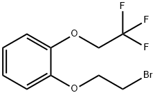 1-(2-ブロモエトキシ)-2-(2,2,2-トリフルオロエトキシ)ベンゼン 化学構造式