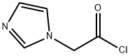 2-(1H-Imidazol-1-yl)acetyl chloride 化学構造式