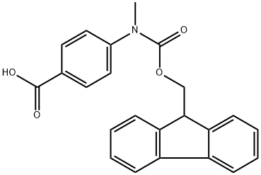 N-FMOC-4-(METHYLAMINO)BENZOIC ACID Structure