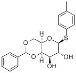 4-Methylphenyl 4,6-O-benzylidene-1-thio-b-D-galactopyranoside Structure
