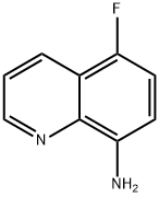 5-フルオロ-8-キノリンアミン 化学構造式
