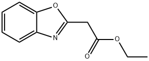 2-(ベンゾ[D]オキサゾール-2-イル)酢酸エチル 化学構造式