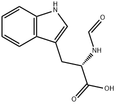 NΑ-甲酰基-DL-色氨酸,16108-03-5,结构式