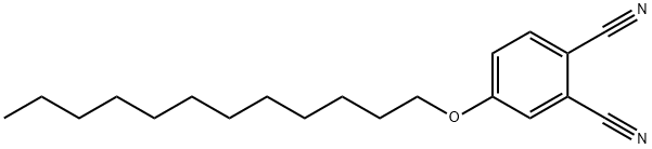 4-ドデシルオキシフタロニトリル 化学構造式