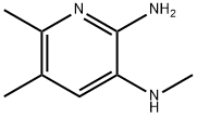 2,3-Pyridinediamine,N3,5,6-trimethyl- Structure