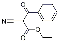 Ethyl benzoylcyanoacetate 化学構造式