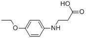 B-ALANINE, N-(P-ETHOXYPHENYL)- Structure