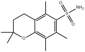 2,2,5,7,8-PENTAMETHYLCHROMAN-6-SULFONAMIDE Structure