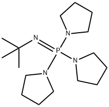 ホスファゼン塩基P1-T-BU-トリス(テトラメチレン) 化学構造式