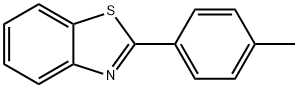 2-(4-甲基苯基)苯并噻唑, 16112-21-3, 结构式