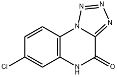7-Chlorotetrazolo[1,5-a]quinoxalin-4(5H)-one Structure