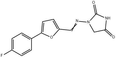 1-[[[5-(4-Fluorophenyl)furan-2-yl]methylene]amino]-2,4-imidazolidinedione|