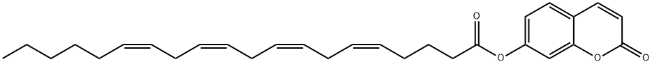 UMBELLIFERYL ARACHIDONATE, 161180-11-6, 结构式