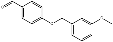 4-(3-甲氧基苄基)氧基苯甲醛, 161192-29-6, 结构式