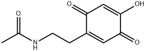 Acetamide, N-[2-(4-hydroxy-3,6-dioxo-1,4-cyclohexadien-1-yl)ethyl]- (9CI) Structure