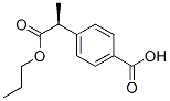 Benzeneacetic acid, 4-carboxy--alpha--methyl-, -alpha--propyl ester, (S)- (9CI) Structure