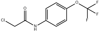 N-氯乙酰-4-(三氟甲氧基)苯胺,161290-85-3,结构式