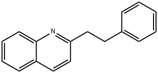 2-(2-フェニルエチル)キノリン 化学構造式