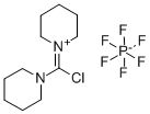 Chlorodipiperidinocarbenium hexafluorophosphate 化学構造式