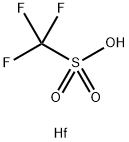 トリフルオロメタンスルホン酸ハフニウム(IV) 化学構造式