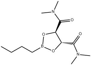 2-BUTYL-[1,3,2]DIOXABOROLANE-4,5-DICARBOXYLIC ACID BIS-DIMETHYLAMIDE Structure