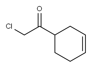 Ethanone, 2-chloro-1-(3-cyclohexen-1-yl)- (9CI) Structure