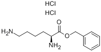 (S)-2,6-DIAMINO-HEXANOIC ACID BENZYL ESTER DIHYDROCHLORIDE Structure