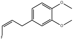 4-[(E)-3-fluoroprop-2-enyl]-1,2-dimethoxy-benzene Structure