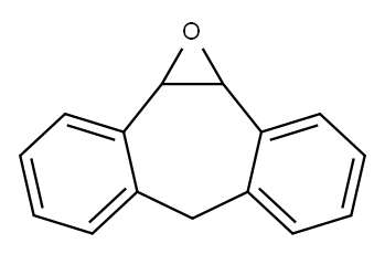 5H-dibenzo(a,d)cycloheptene-10,11-oxide 结构式