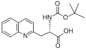 BOC-Β-2-QUINOLYL)-ALA-OH 化学構造式