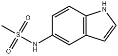 5-methanesulfonylamino-1H-indole Structure