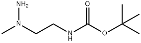 Carbamic acid, [2-(1-methylhydrazino)ethyl]-, 1,1-dimethylethyl ester (9CI) Struktur