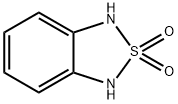 1,3-二氢-2,1,3-苯并噻重氮-2,2-二氧 结构式