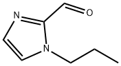 1-プロピル-1H-イミダゾール-2-カルブアルデヒド 化学構造式