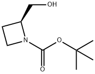 (S)-1-BOC-2-氮杂环丁烷甲醇 结构式