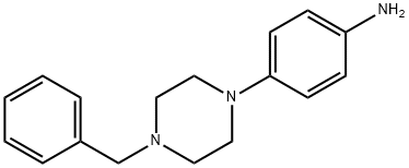 4-(4-BENZYLPIPERAZINO)ANILINE Struktur