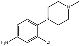 3-CHLORO-4-(4-METHYLPIPERAZIN-1-YL)ANILINE Structure