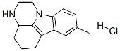 2,3,3a,4,5,6-hexahydro-8-methyl-1H-pyrazino[3,2,1-jk]carbazole monohydrochloride Structure
